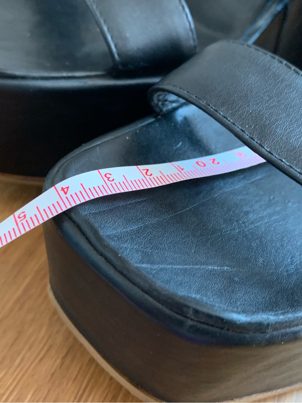 Y2K Buffalo David Bitton Black Platform Wedge Sandals 🖤 - Women's size 7.5/8 - Picture 5 of 9